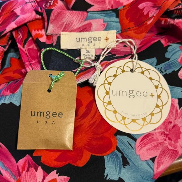 Umgee USA Floral Ruffle Sleeve Romper – Size XL – NWT - Picture 4 of 8